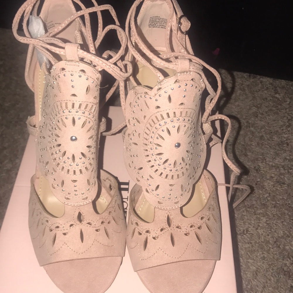 Blush Dress Kiltara Heels